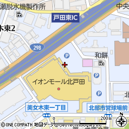 埼玉県戸田市美女木東周辺の地図