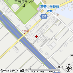 埼玉県入間郡三芳町上富410-26周辺の地図