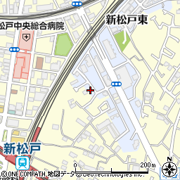 千葉県松戸市新松戸東2周辺の地図