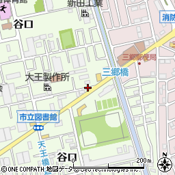 上笹塚谷口線周辺の地図