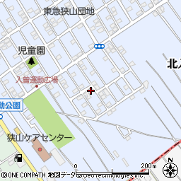 埼玉県狭山市北入曽1458-96周辺の地図