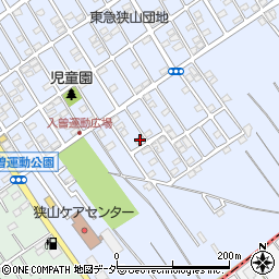 埼玉県狭山市北入曽1458-94周辺の地図