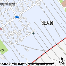 埼玉県狭山市北入曽1477-1周辺の地図