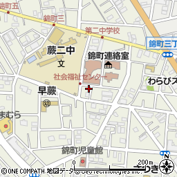 鈴木組寄宿舎周辺の地図