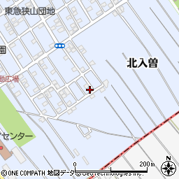 埼玉県狭山市北入曽1458-29周辺の地図