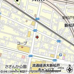 アンジー（ＡＮＺＹ）新松戸店周辺の地図
