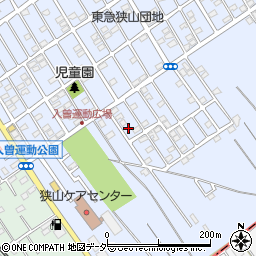 埼玉県狭山市北入曽1458-93周辺の地図