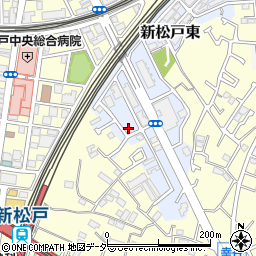 千葉県松戸市新松戸東3-12周辺の地図