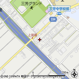 埼玉県入間郡三芳町上富410-27周辺の地図