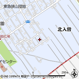 埼玉県狭山市北入曽1458-27周辺の地図