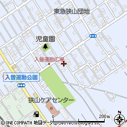 埼玉県狭山市北入曽1458-140周辺の地図