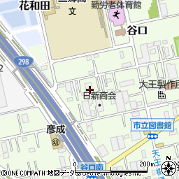 埼玉県三郷市谷口377周辺の地図