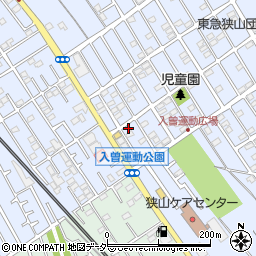 埼玉県狭山市水野420周辺の地図