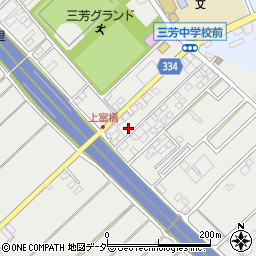埼玉県入間郡三芳町上富410-28周辺の地図