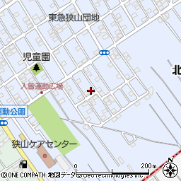 埼玉県狭山市北入曽1458-76周辺の地図