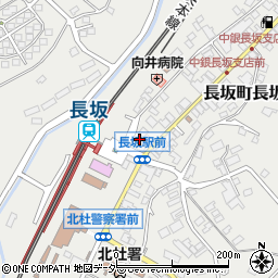 長坂ステーションビル周辺の地図