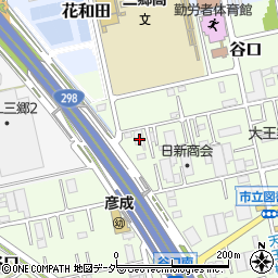 埼玉県三郷市谷口379周辺の地図