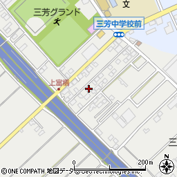 埼玉県入間郡三芳町上富410-13周辺の地図