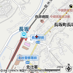 大泉タクシー長坂駅構内営業所周辺の地図