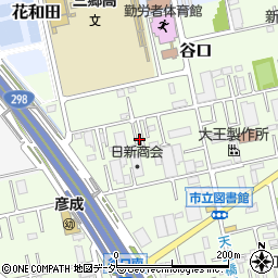 埼玉県三郷市谷口375周辺の地図