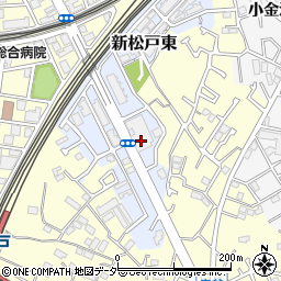 千葉県松戸市新松戸東9周辺の地図