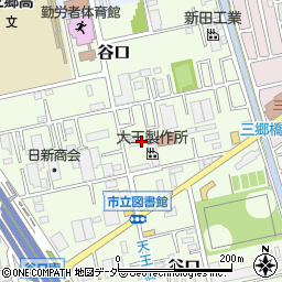 埼玉県三郷市谷口550周辺の地図