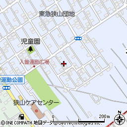 埼玉県狭山市北入曽1458-79周辺の地図