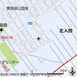 埼玉県狭山市北入曽1458-24周辺の地図