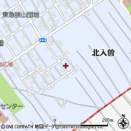 埼玉県狭山市北入曽1458-20周辺の地図