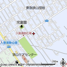 埼玉県狭山市北入曽1458-89周辺の地図
