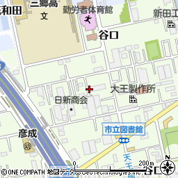 埼玉県三郷市谷口373周辺の地図