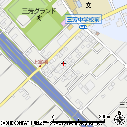 埼玉県入間郡三芳町上富410-14周辺の地図