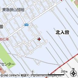 埼玉県狭山市北入曽1458-135周辺の地図