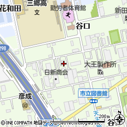 埼玉県三郷市谷口374周辺の地図