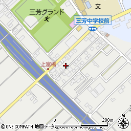 埼玉県入間郡三芳町上富410-29周辺の地図