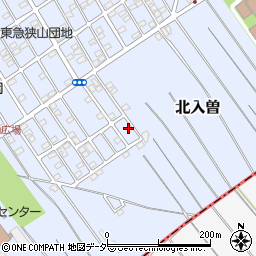 埼玉県狭山市北入曽1477-15周辺の地図