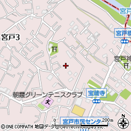 埼玉県朝霞市宮戸3丁目2周辺の地図