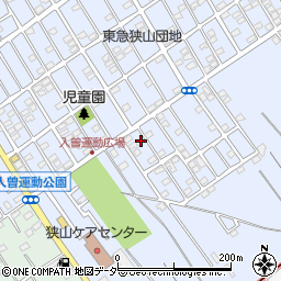 埼玉県狭山市北入曽1458-88周辺の地図