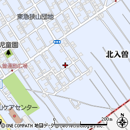 埼玉県狭山市北入曽1458-18周辺の地図