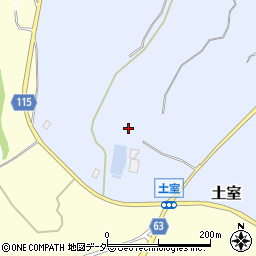 千葉県成田市土室周辺の地図