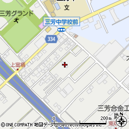 埼玉県入間郡三芳町上富415-14周辺の地図