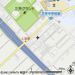 埼玉県入間郡三芳町上富410-25周辺の地図