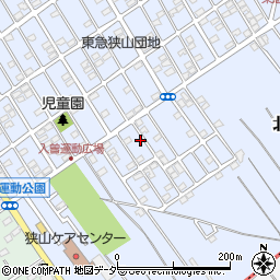 埼玉県狭山市北入曽1458-80周辺の地図