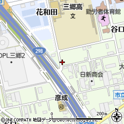 埼玉県三郷市谷口364周辺の地図