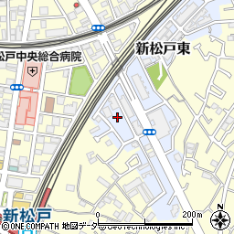 千葉県松戸市新松戸東3周辺の地図