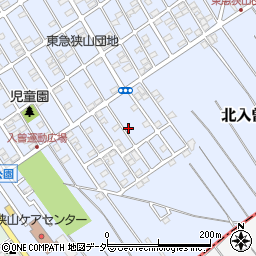 埼玉県狭山市北入曽1458-57周辺の地図