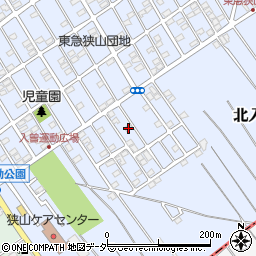 埼玉県狭山市北入曽1458-68周辺の地図