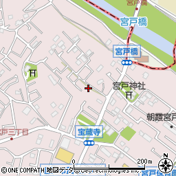 埼玉県朝霞市宮戸3丁目21-35周辺の地図