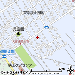 埼玉県狭山市北入曽1458-82周辺の地図