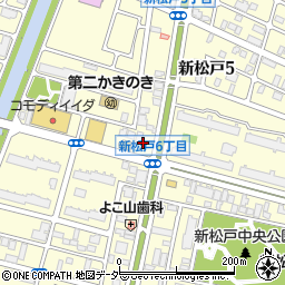 セブンイレブン新松戸５丁目店周辺の地図